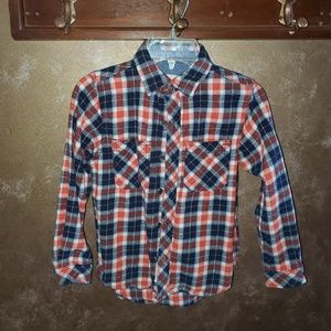 Boys long sleeve flannel